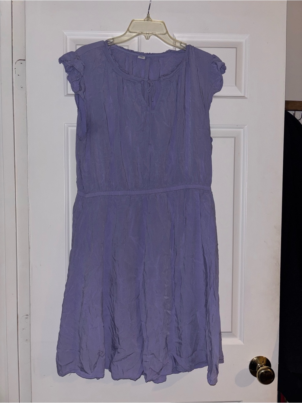 Old Navy Lavender Cap-Sleeve Midi Dress